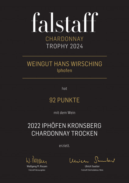 255-M | 2022 Iphöfer Kronsberg Chardonnay trocken VDP.ERSTE LAGE | MAGNUM 1,5 L