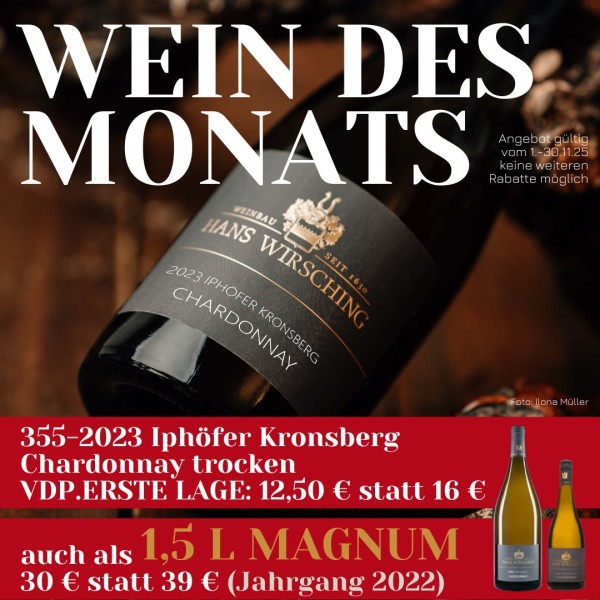355 | 2023 Iphöfer Kronsberg Chardonnay trocken VDP.ERSTE LAGE