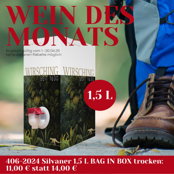2024 Silvaner trocken | 1,5 L | BAG IN BOX