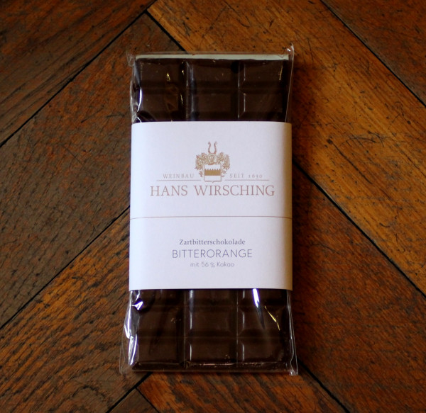 Schokolade "Bitterorange" (Zartbitter)